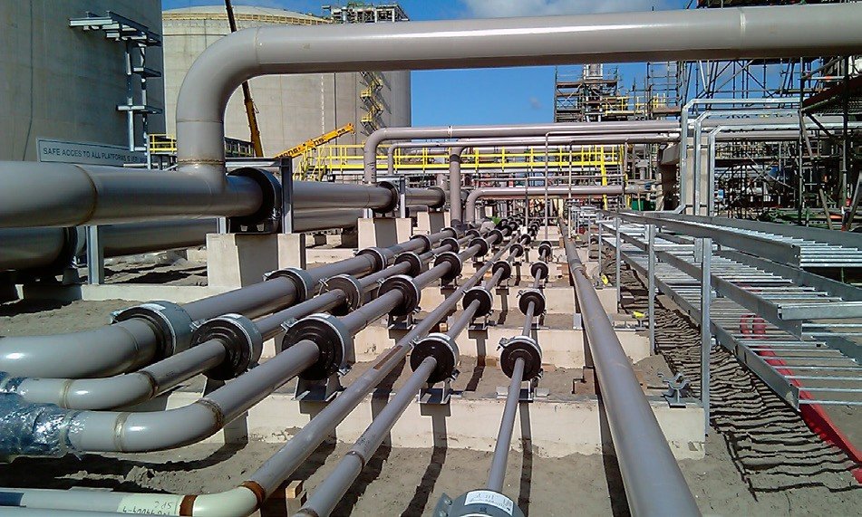 FibaShield pre-insulation system LNG piping